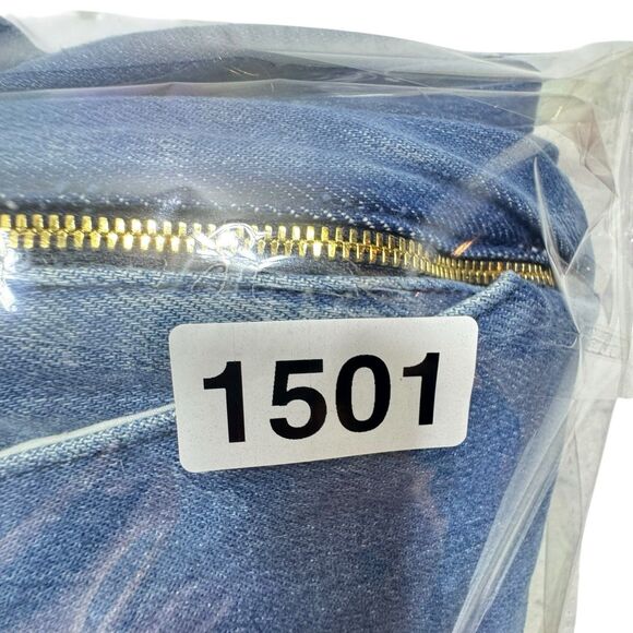 Frame Flounce Jeans Side Zip High Rise  FSZ415 Delavan Blue SZ 28 - Picture 11 of 11